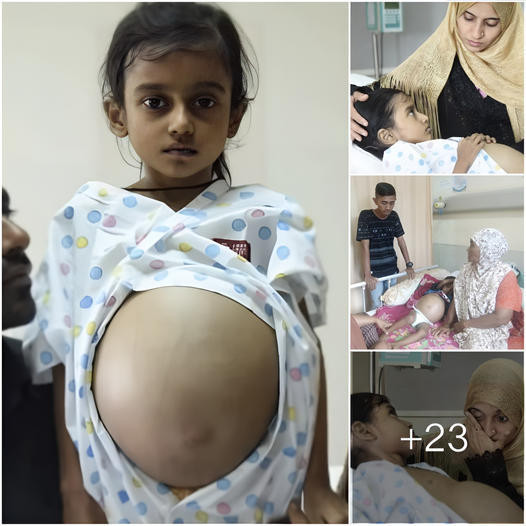 The Extraordinary Journey of a 12-Year-Old Girl with a Belly That Mirrors a 9-Month Pregnancy” (Video)