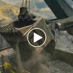 Bucket loading of open pit coal ore- Good tools and machinery make work easy