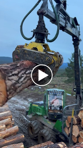 How to see unloading wood to the 1510g forwarder