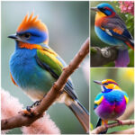 Admire the aristocratic beauty of Merops with its colorful plumage, slim body and central tail feathers