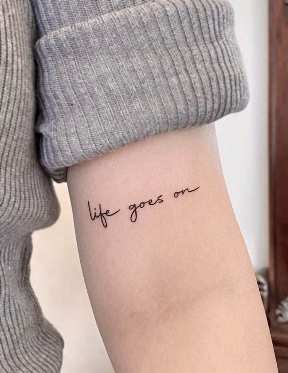 Qᴜote Tattoos ɑboᴜt Life, Love, and Strengtgh for You