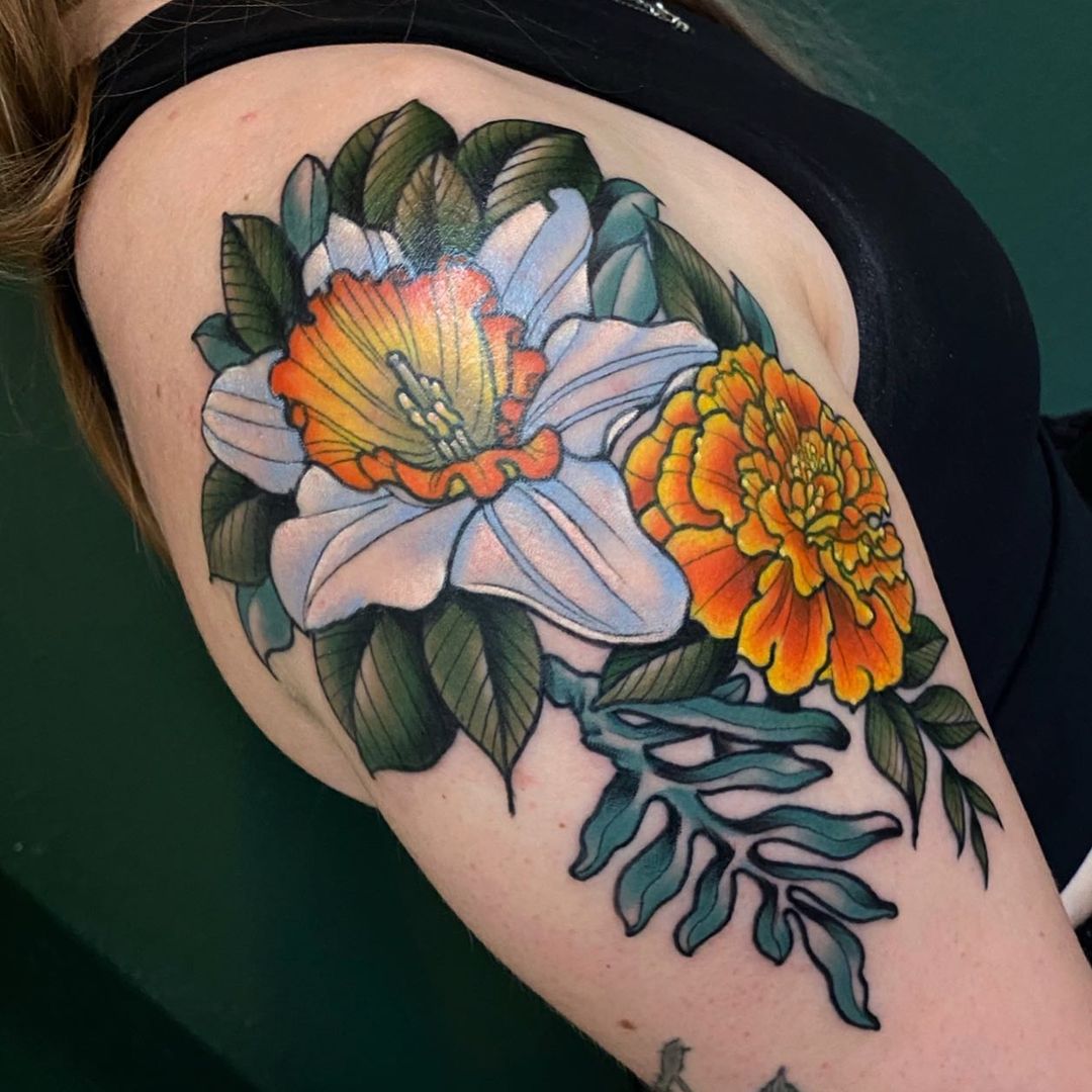 50 Flower tattoos TҺɑt Will Stay Fɾesh Forever
