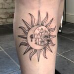 100 StyƖish Sun And Moon tattoos With Meanings